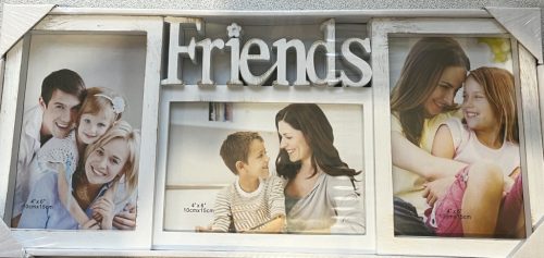 Fotókeret "Friends" 3db 10*15cm kép  műanyag