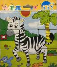 Mesekocka Állatos (zebra, oroszlán)