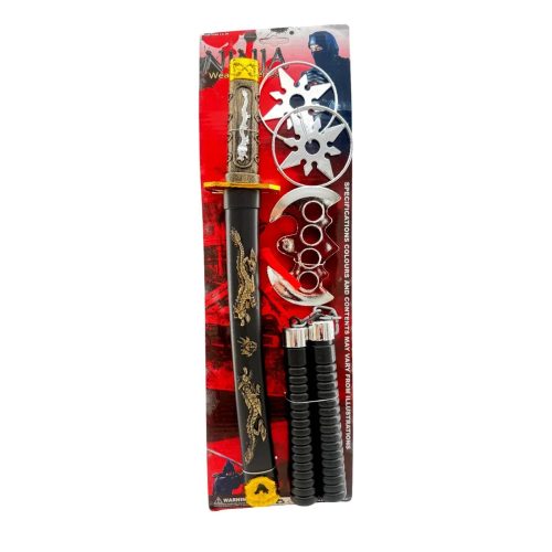 Ninja szett lapon ( 6 részes ) Gyártó cikkszám:	46879 Cikkszám:	SZ-006
