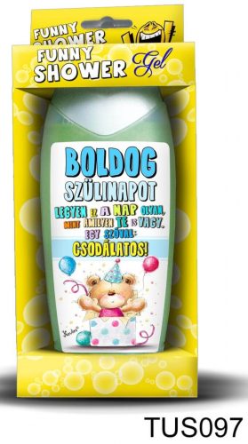 Tusfürdő 300 ml - Csodálatos Boldog Szülinapot Kék 097