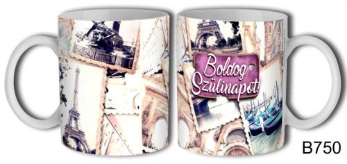 Bögre 3 dl Boldog szülinapot B750