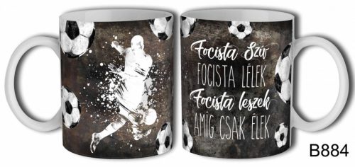 Bögre 3 dl - Focista szív 