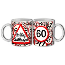 Bögre 3 dl - 60 Boldog szülinapot