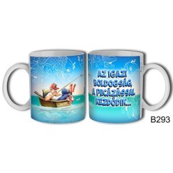 Bögre 3 dl - Az igazi boldogság a pecázással