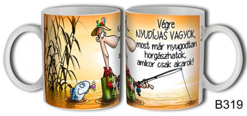 Bögre 3 dl Végre nyugdíjas vagyok