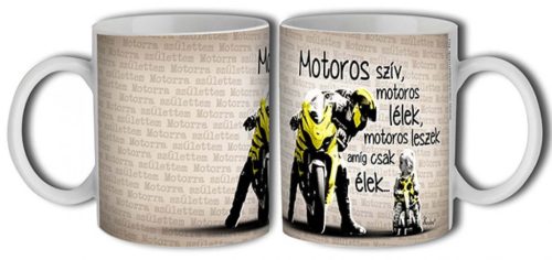 Bögre 3 dl Motoros szív