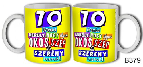 Bögre 3 dl - 70 évembe került... 