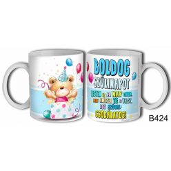 Bögre 3 dl Csodálatos Boldog Szülinapot Kék B424