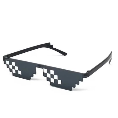 Pixeles szemüveg ( fekete, rózsaszín, kék ) Cikkszám:	PG-591