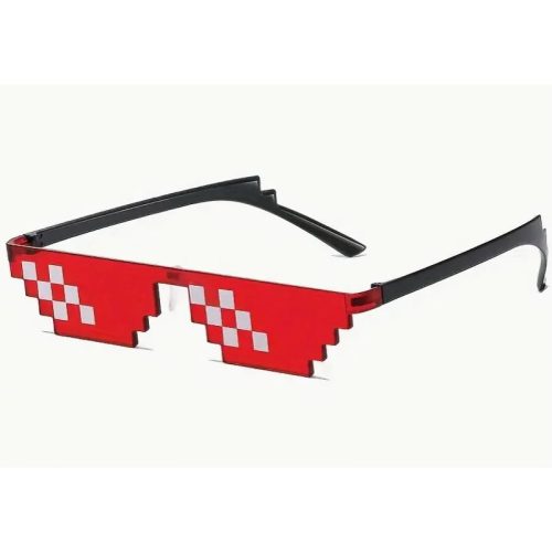 Pixeles szemüveg ( fekete, rózsaszín, kék ) Cikkszám:	PG-591