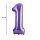 34 inch-es 1 Lila - Purple Számos Super Shape Fólia Lufi