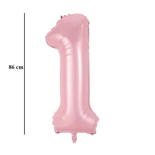 34 inch-es 1 Babarózsaszín Számos Super Shape Fólia Lufi