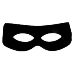   Fekete szemálarc ( olyan, mint a Zorro szemálarc "Z"nélkül) Cikkszám:	PG-162