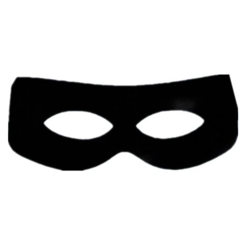 Fekete szemálarc ( olyan, mint a Zorro szemálarc "Z"nélkül) Cikkszám:	PG-162