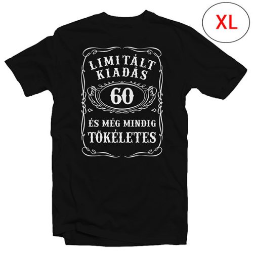 60-as Limitált Kiadás Számos Szülinapi Póló, XL-es