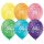 11 inch-es Boldog Névnapot Sparkling Balloons Festive Lufi (6 db/csomag)
