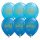 11 inch-es Birthday Dots & Sparkles Blue Szülinapi Lufi (6 db/csomag)