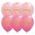 11 inch-es Birthday Dots & Sparkles Pink Szülinapi Lufi (6 db/csomag)