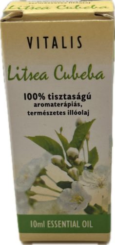Litsea Cubeba Vitalis 100%-os illóolaj