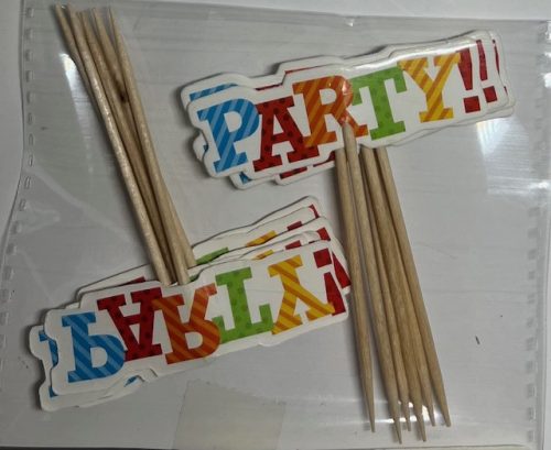 Süti dekoráció PARTY!
