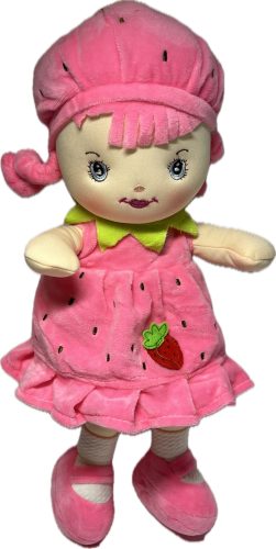 Baba plüss nagy epres 38cm DL332-35