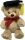 Ballagási plüss figura 18cm Maci barna, fehér GB3368