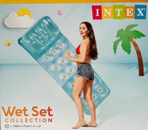 Felfújható Matrac kék 188*71cm INTEX