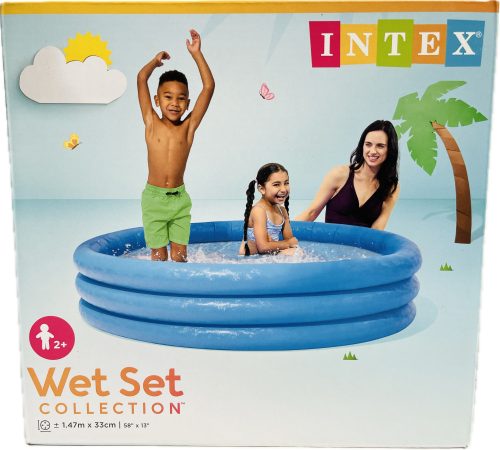 Felfújható medence kék 147*33cm INTEX