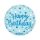 18 inch-es Happy Birthday Blue Dots Fólia Lufi