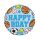 18 inch-es Happy Birthday Boy Patches Fólia Lufi