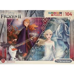   Puzzle Clementoni 104db 6+ Glitter Effect "FrozenII"