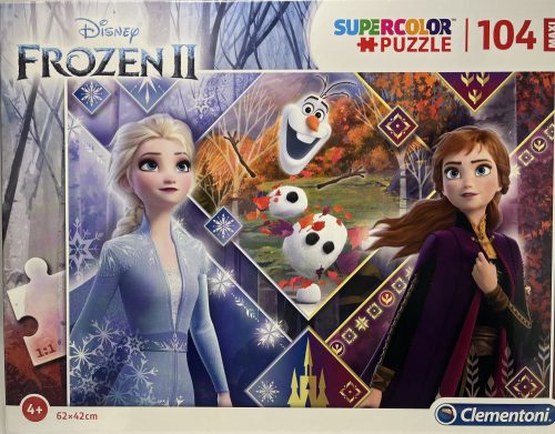 Puzzle Clementoni 104 db-os SuperColor Maxi 4+ "Frozen II" 