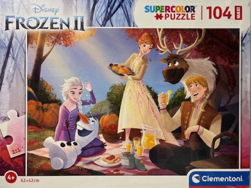 Puzzle Clementoni 104 db-os SuperColor Maxi 4+ "Frozen II" 