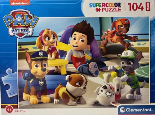 Puzzle Clementoni 104 db-os   SuperColor Maxi 4+  "Paw Patrol"