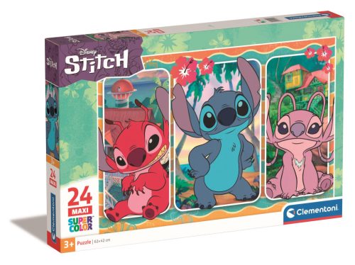 Puzzle, Disney, Lilo és Stitch, 24 db-os, maxi, 40x27 cm dob.