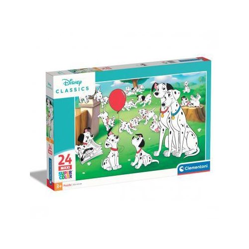 Puzzle, Disney, 101 kiskutya, 24 db-os, maxi