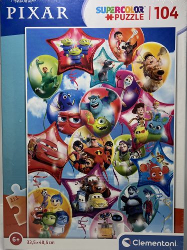Puzzle Clementoni 104 db-os Super Color 6+ "Pixar"