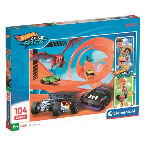 Puzzle, Hot Wheels, 104 db-os