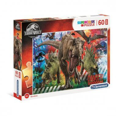 Puzzle, Jurassic World, 60 db-os, maxi