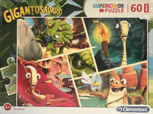 Puzzle Clementoni 60db-os maxi 4+ Gigantosaurus