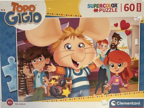 Puzzle Clementoni 60db-os maxi  4+ Topo Gigio