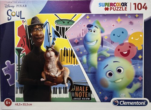 Puzzle Clementoni 104 db-os Super Color 6+ "Pixar Soul"