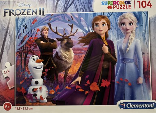 Puzzle Clementoni 104 db-os Super Color 6+ "Frozen II"