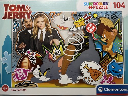 Puzzle Clementoni 104 db-os Super Color 6+ "Tom and Jerry"