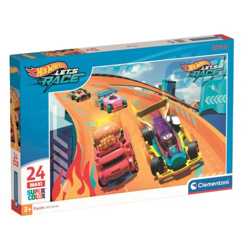 Puzzle, Hot wheels, 24 db-os, maxi