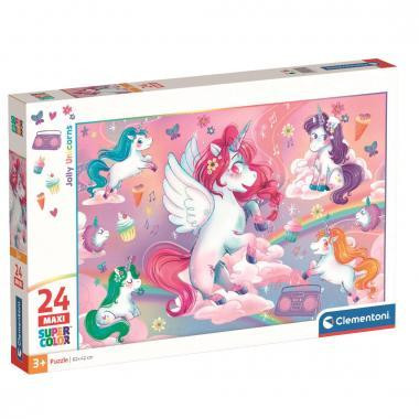 Puzzle, unikornisok, 24 db-os