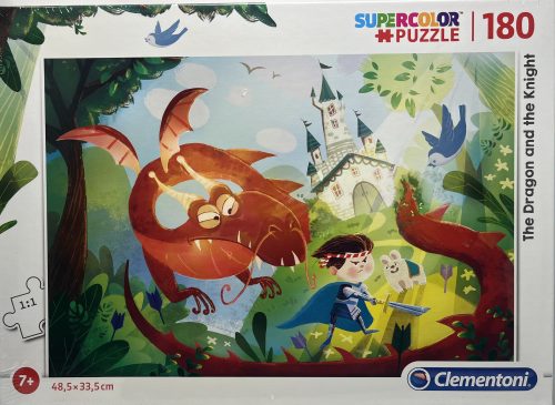 Puzzle Clementoni 180 db-os 7+  Supercolor  "Dragon"