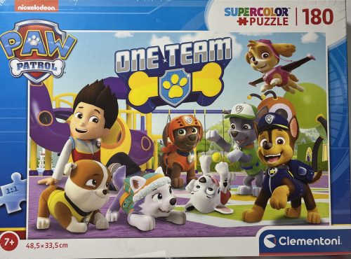 Puzzle Clementoni 180 db-os 7+  Supercolor  "Paw Patrol"
