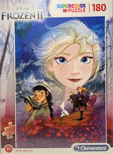 Puzzle Clementoni 180 db-os 7+  Supercolor  "Frozen II"