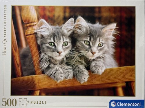 Puzzle Clementoni 500 db-os 49*36cm Kittens Cicák